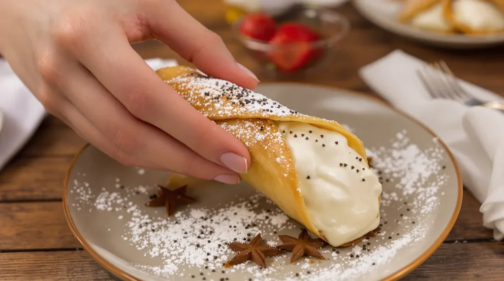 Ce cannoli feuilleté à la vanille cartonne (et il est ultra facile)