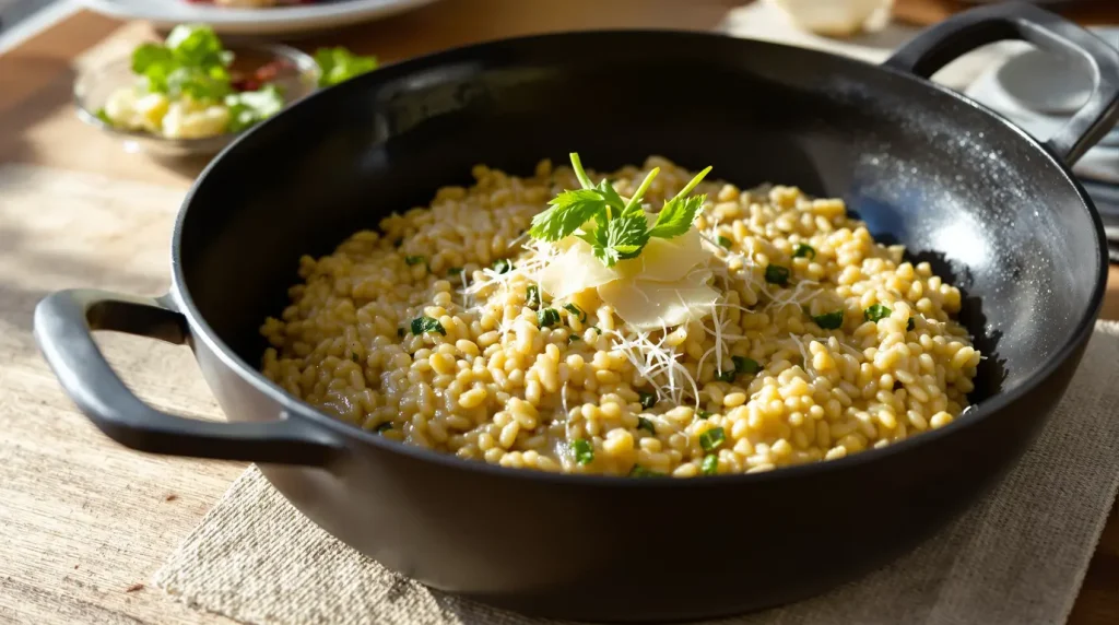 « Du pur velours » : ce risotto aux asperges vertes et parmesan deviendra vite votre plat préféré du printemps