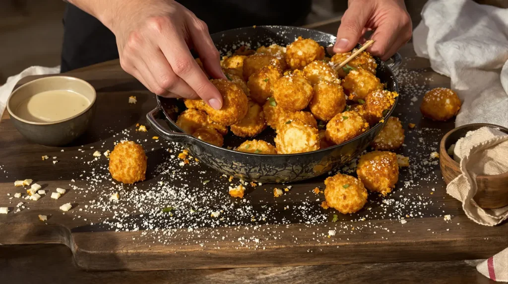 « J’en fais à chaque apéro d’hiver » : des croquettes de chou-fleur dorées au four, légères, ultra savoureuses et prêtes en seulement 30 minutes