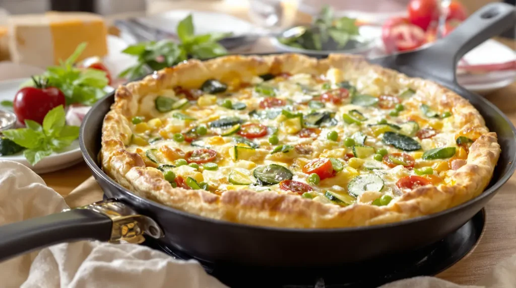 « Je la sers du petit-déj au dîner » : cette recette italienne moelleuse aux légumes qui rend ma famille accro