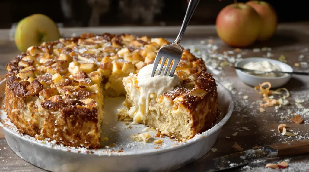Oubliez la tarte : ce gâteau aux pommes de Julie Andrieu est un vrai régal