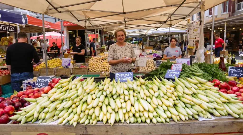 Asperges blanches : le détail que ce Meilleur Ouvrier de France vérifie pour éviter les tiges filandreuses