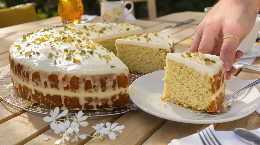Ce cake au citron et pistache invite le retour de l'été !