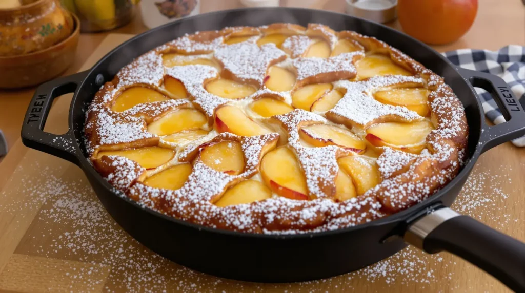 Ce gâteau aux pommes cuit à la poêle deviendra vite votre dessert fétiche (facile et rapide)