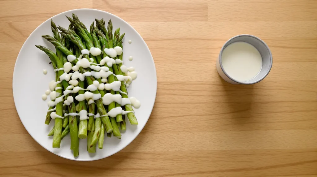 Cette sauce légère prête en 2 minutes est parfaite pour accompagner les asperges