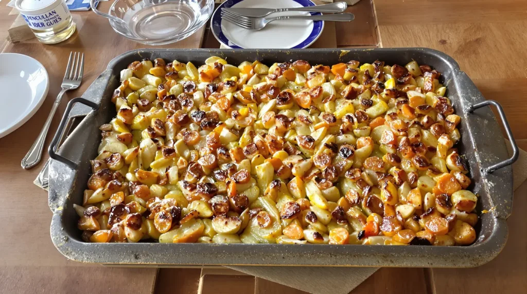Depuis que je rôtis ces deux légumes d'avril au four ensemble, plus personne ne réclame le gratin de pommes de terre