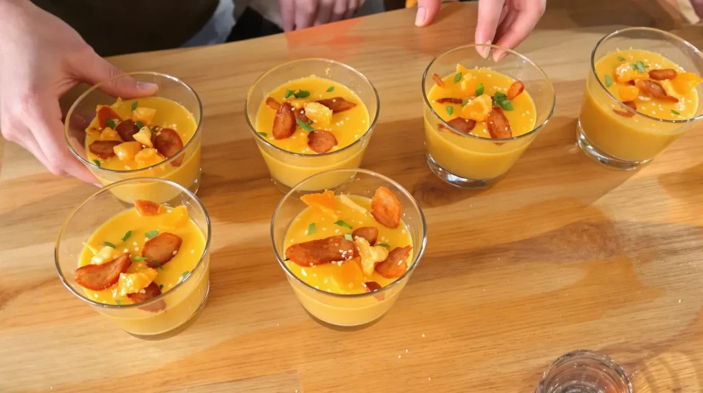 « Du goût, du goût, du goût » : la verrine carotte-chorizo qui a apporté couleurs et saveurs à table !