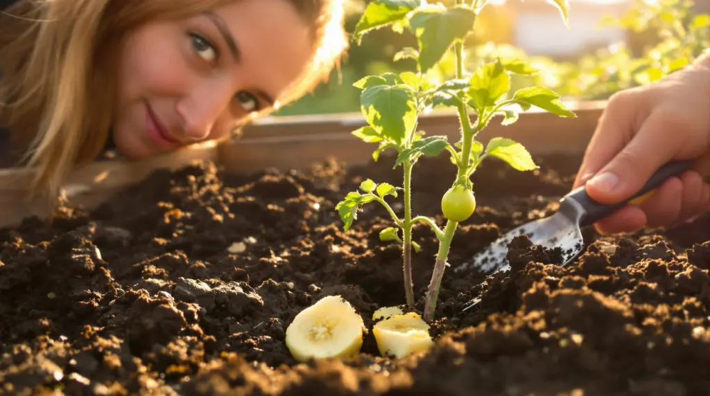Enterrer une peau de banane au pied des tomates pour les faire pousser plus vite : bonne idée ou pas ?
