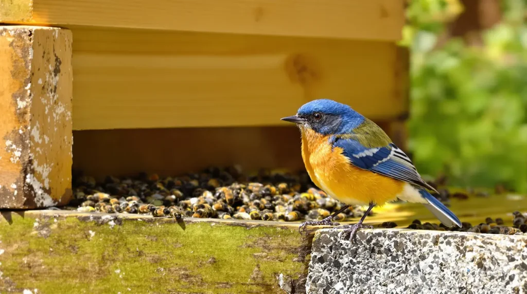 Frelon asiatique : cet oiseau du jardin peut protéger vos abeilles, à condition de l'attirer dès mars
