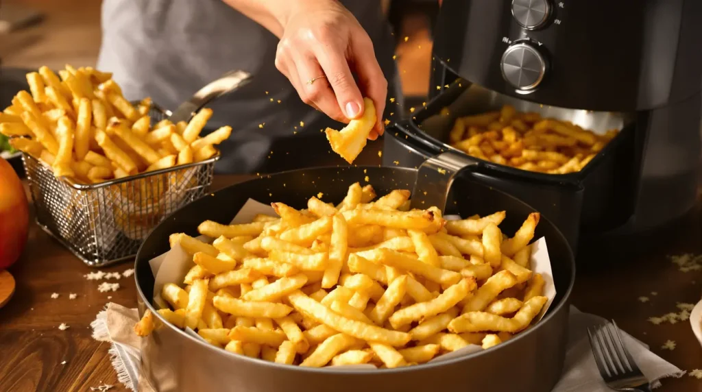 Frites Airfryer ultra croustillantes : l’astuce de l’eau bouillante qui change tout à chaque cuisson (si seulement je l’avais su plus tôt)