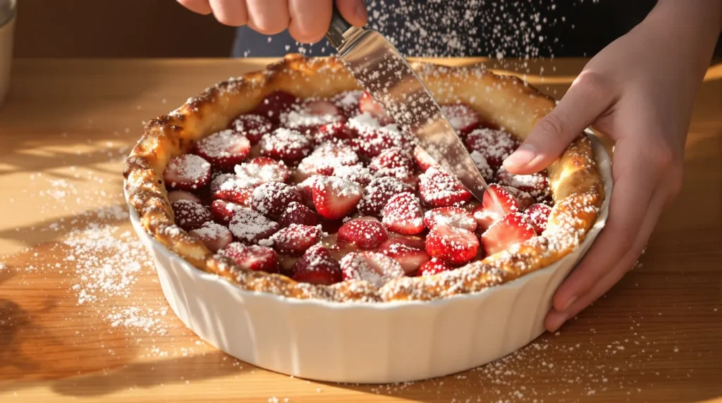 « J'ai déniché le dessert léger qui fait l'effet d'une pâtisserie pro » : le clafoutis aux fraises, simple, printanier et bluffant