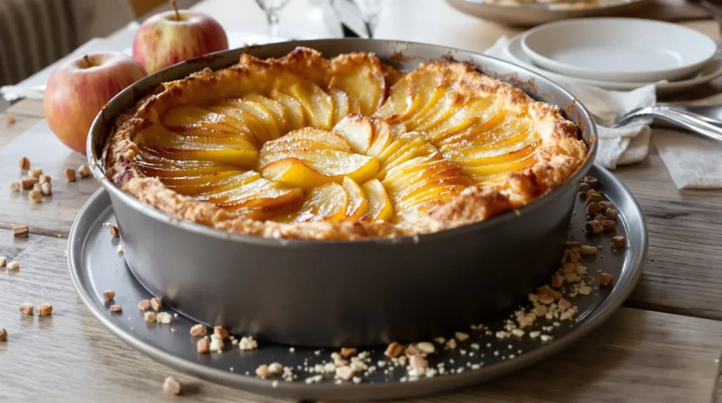 « J'ai à peine mis de farine et pourtant il tient » : le dessert aux pommes d'avril qui disparaît de la table sans en laisser une miette