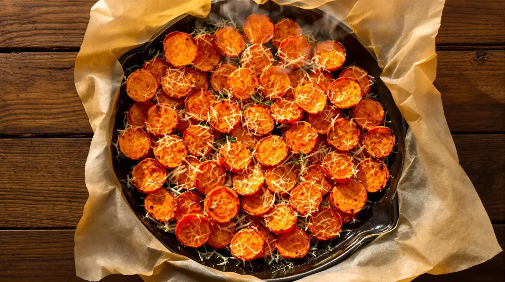 « Je les ai sorties du four bien dorées en 15 minutes » : ce légume à 1 € remplace tous vos sachets de chips à l'apéro