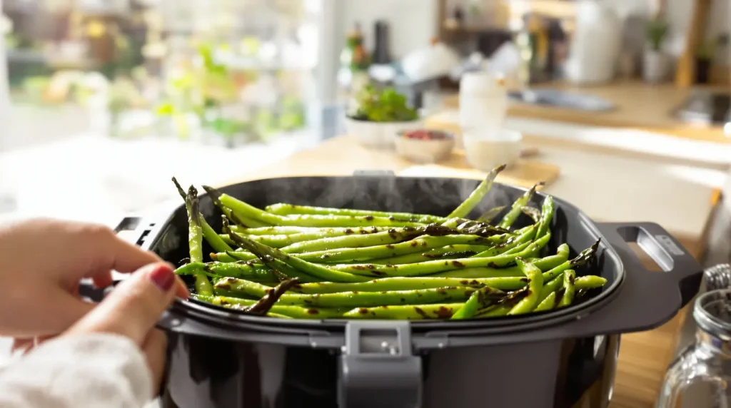 « Je ne sortirai plus jamais ma casserole » pour cuisiner des asperges délicieusement croquantes à l'Air Fryer en 8 minutes