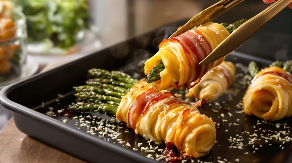 Je prépare toujours ces feuilletés aux asperges à l'avance pour être tranquille à Pâques et mieux profiter de mes invités