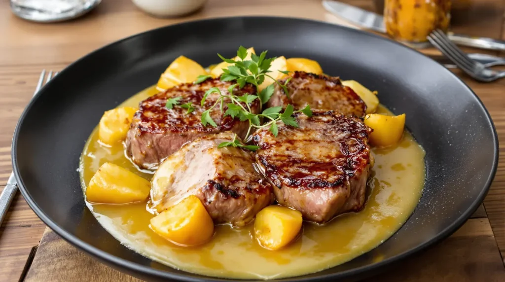 « La sauce était tellement bonne qu'on a oublié le dessert » : ce filet mignon au cidre et aux pommes caramélisées séduit à chaque repas