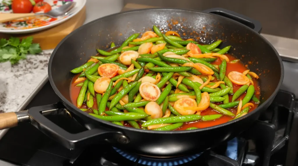 Mieux que la cuisson à l'eau : les haricots verts ont nettement plus de goût quand on les cuisine comme ça