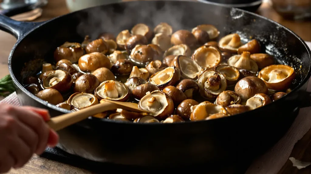 « Ne les touchez surtout pas » : le conseil d'Etchebest pour des champignons caramélisés qui a changé ma façon de cuisiner