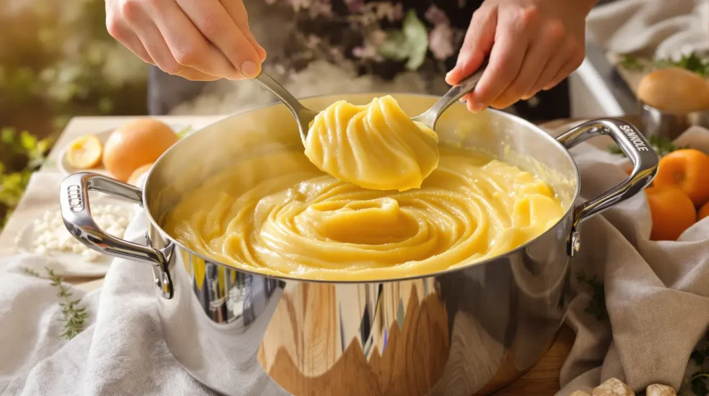 Purée de pommes de terre : oubliez l’eau et le lait, ce liquide très parfumé la rend dix fois plus savoureuse