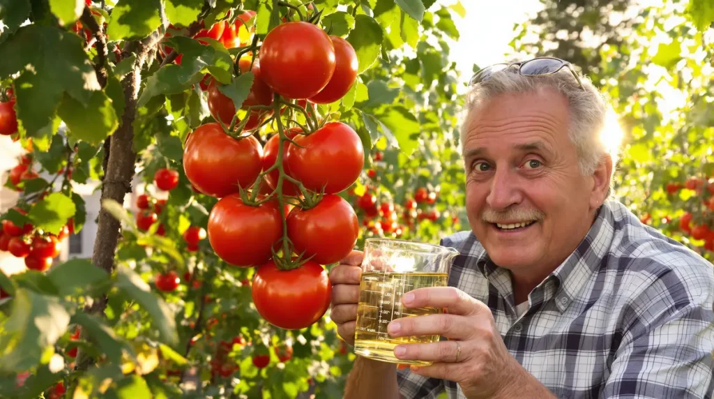 Tomates plus grosses et bien plus savoureuses : ajoutez simplement 3 cuillères de ce produit dans l’eau