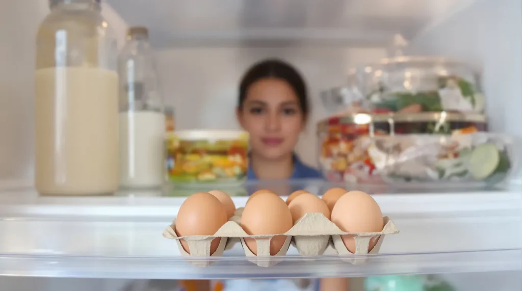 «Ce n'est pas l'idéal» : une experte en sécurité alimentaire déconseille de garder les œufs ici