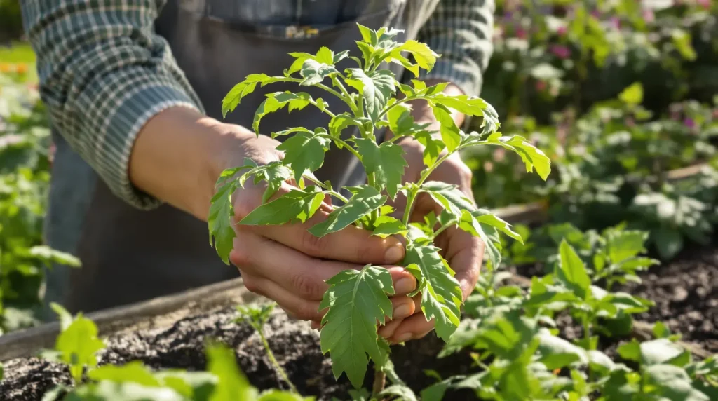 Début mai, les jardiniers bio privilégient autre chose que du compost sous les tomates pour renforcer les plants