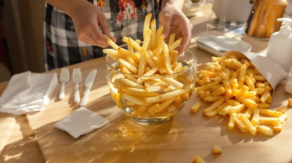Frites Airfryer ultra croustillantes : l'astuce de l'eau bouillante qui change tout à chaque cuisson (si seulement je l'avais su plus tôt)