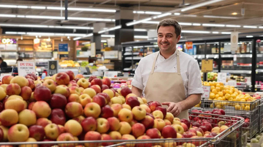 Je faisais ma tarte aux pommes avec la variété que tout le monde achète : le jour où un pâtissier a vu mon panier, il m'a réorienté vers un rayon où je ne mettais jamais les pieds