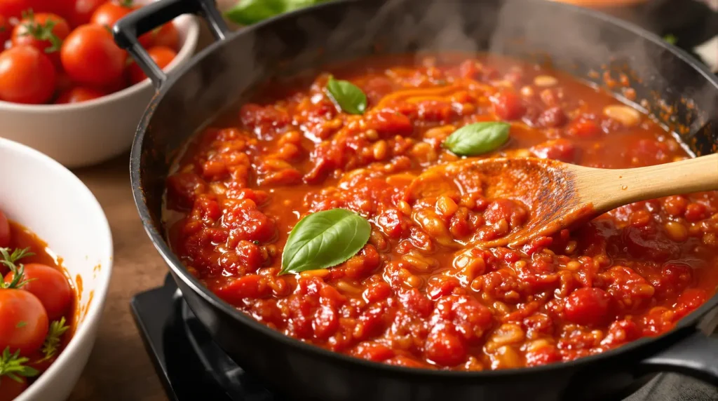 « Je n'achète plus jamais de sauce tomate en pot » : cette version maison fait toute la différence