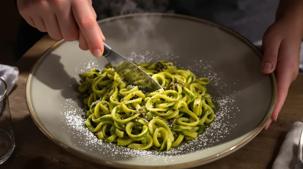 Oubliez le pesto classique : cette version sans basilic est si crémeuse que personne ne devine de quoi elle est faite