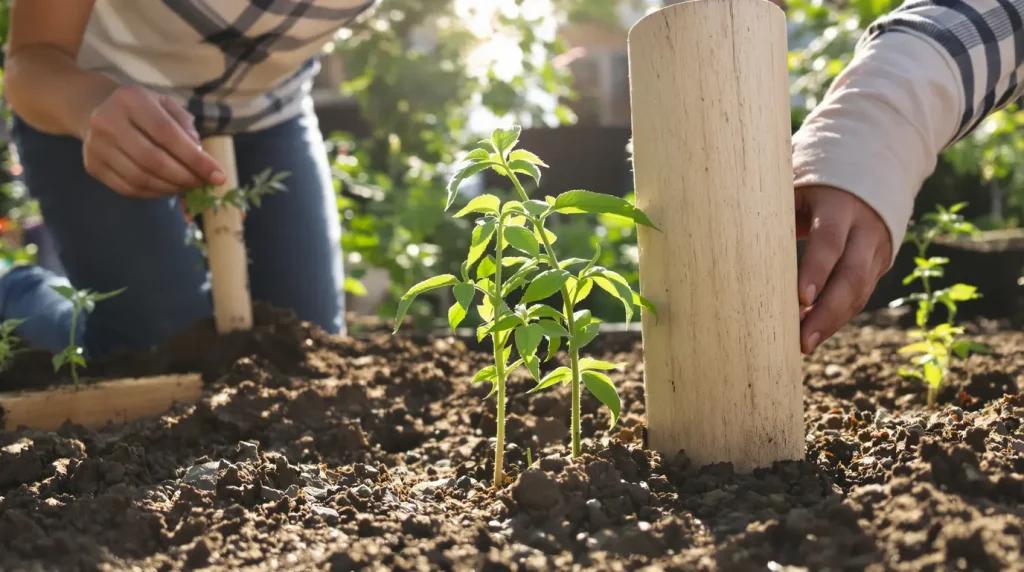 Quand faut-il vraiment tuteurer les pieds de tomates ? Dès la plantation ?