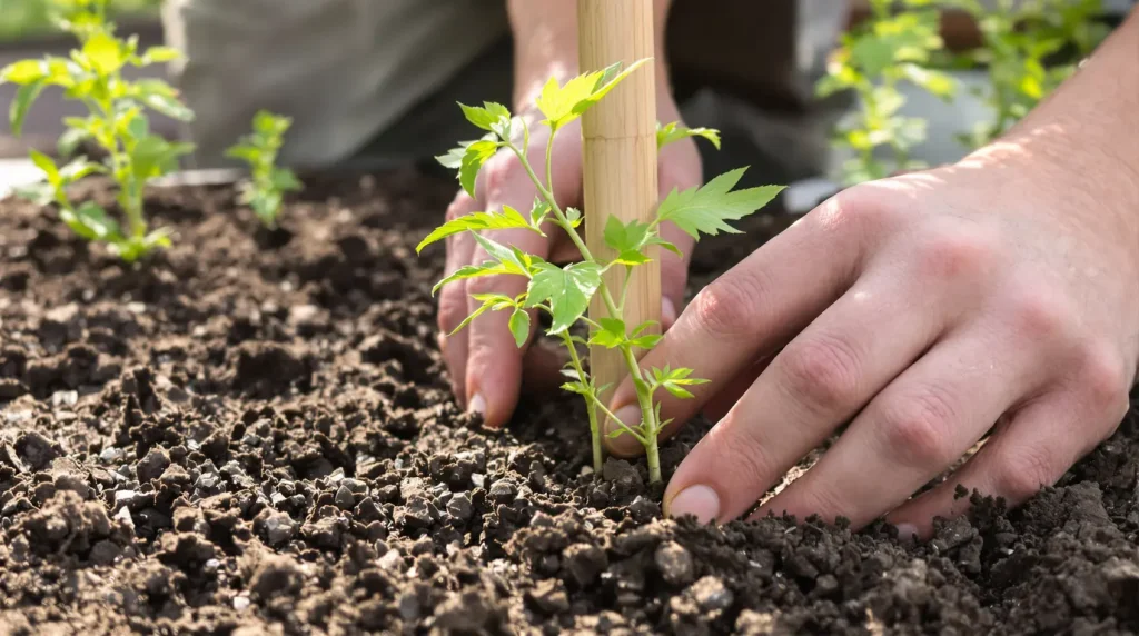 Tomates : les jardiniers qui posent un tuteur à ce moment précis auront une véritable cascade de fruits cet été