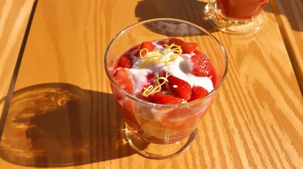 Une envie de fraises en dessert ? Essayez cette salade de fraises : gourmandise, fraîcheur et douce acidité assurées