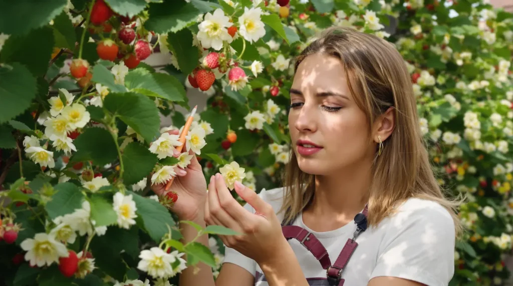Vos fraisiers sont couverts de fleurs mais aucun fruit ? Ce qui empêche les fraises d'arriver peut encore se corriger