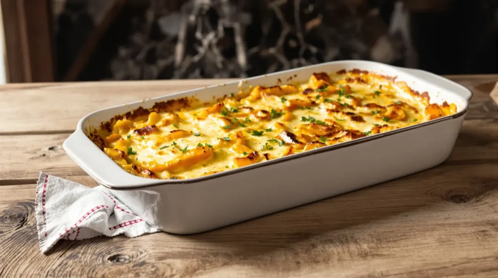 Courgiflette à la butternut : le gratin façon tartiflette, simple et ultra fondant