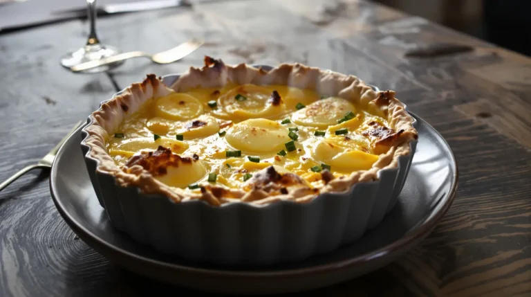 « J&rsquo;ai remplacé la pâte par un ingrédient tout simple » : ma quiche poireaux-chèvre n&rsquo;a jamais été aussi fondante