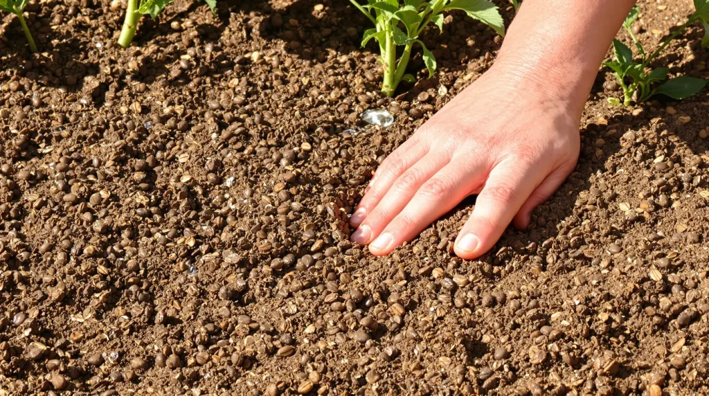 J'étalais du marc de café pour nourrir mes plantes : en grattant la croûte au bout d'un mois, j'ai enfin compris pourquoi elles crevaient de soif