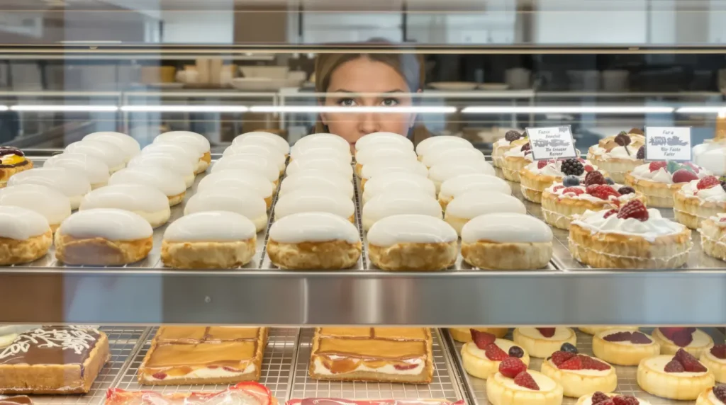 Je travaille dans une boulangerie, et voici le détail essentiel à repérer pour savoir si vos pâtisseries sont surgelées ou faites sur place