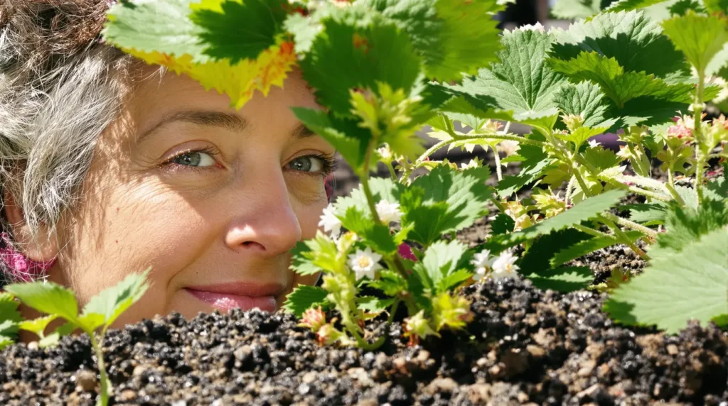 Les anciens le savaient : si vos fraisiers font des fleurs sans fruits, c'est ce petit détail au pied du plant qu'il faut corriger