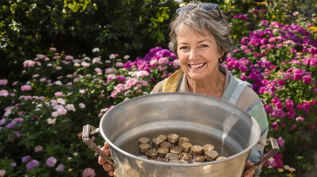 Les anciens mettaient toujours un clou rouillé au fond de l'arrosoir : 50 ans plus tard, les jardiniers comprennent enfin pourquoi