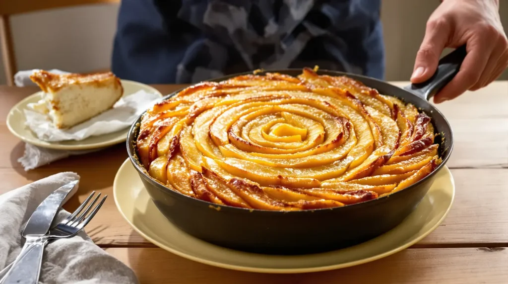 « Une poêle, et c’est tout » : mon gâteau aux pommes préféré sans allumer le four